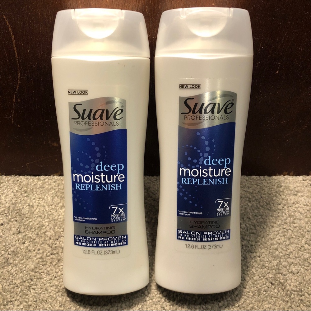 X2 Suave Professionals Deep Moisture Replenish Hydrating Shampoo, 12.6oz